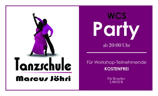 Logo de sponsoring de l'événement West Coast Swing "INTENSIVE" - Teil 1 - Lead & Follow