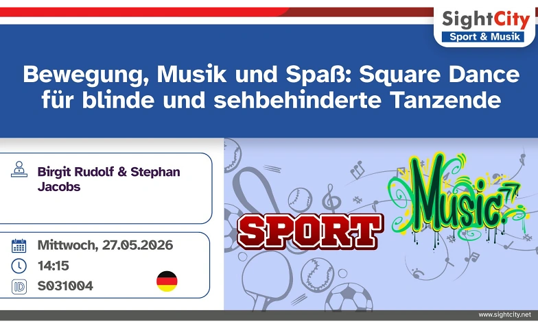 Square Dance f&uuml;r blinde und sehbehinderte T&auml;nzer Tickets