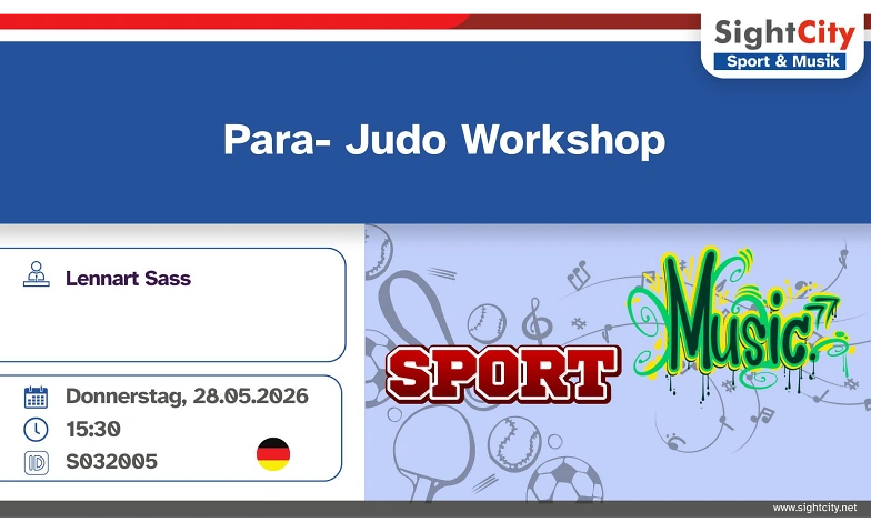 Para- Judo Workshop Tickets