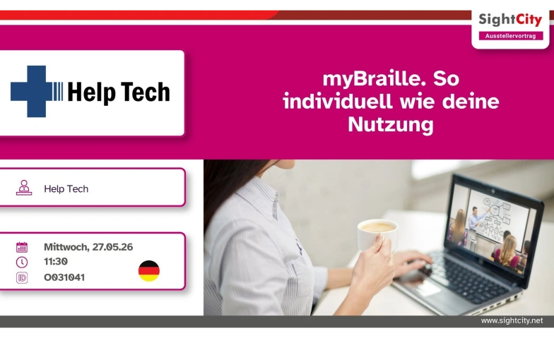 myBraille. So individuell wie deine Nutzung Tickets
