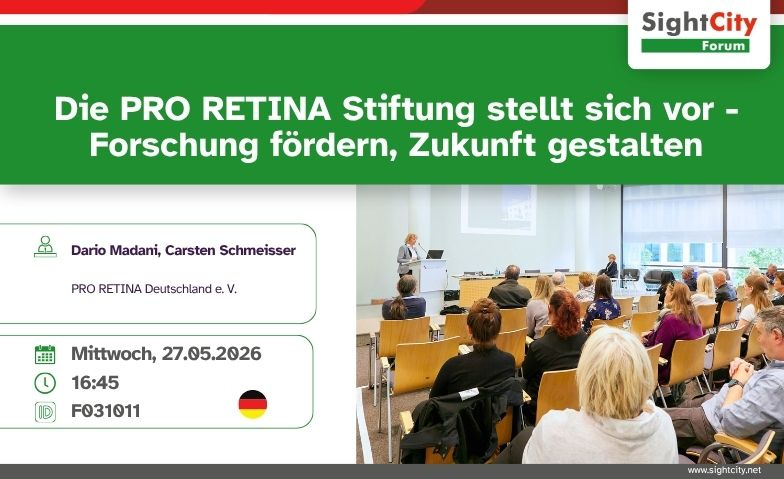 PRO RETINA Stiftung  - Forschung f&ouml;rdern, Zukunft gestalten Tickets