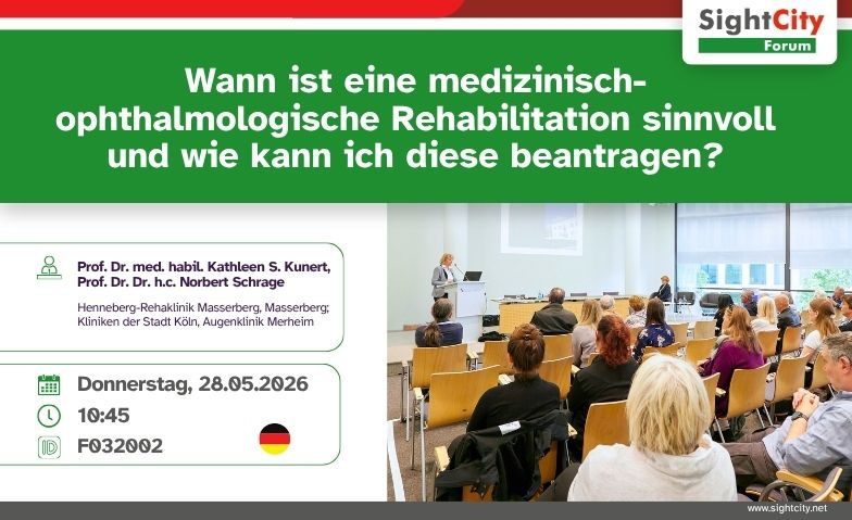Ophthalmologische Reha: Vorraussetzungen und Antragstellung Tickets