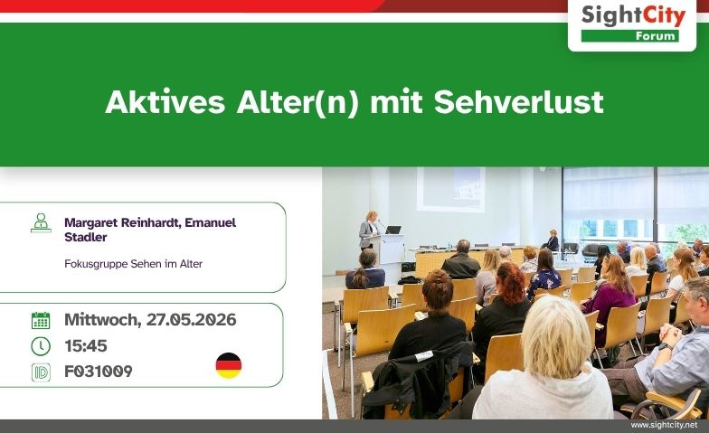 Aktives Alter(n) mit Sehverlust Tickets