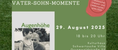 Event-Image for 'Stephan Krawczyk: Vater-Sohn-Momente'
