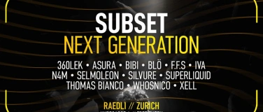 Event-Image for 'SUBSET: Next Generation'