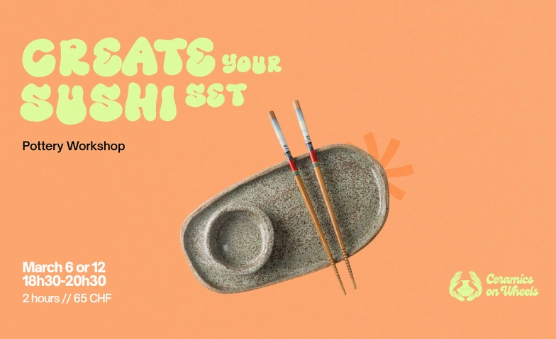Create Your Sushi Set - Pottery Workshop Tickets