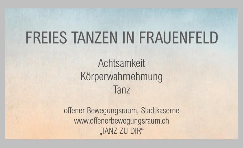 Event-Image for 'Tanz zu dir - freies Tanzen in Frauenfeld'