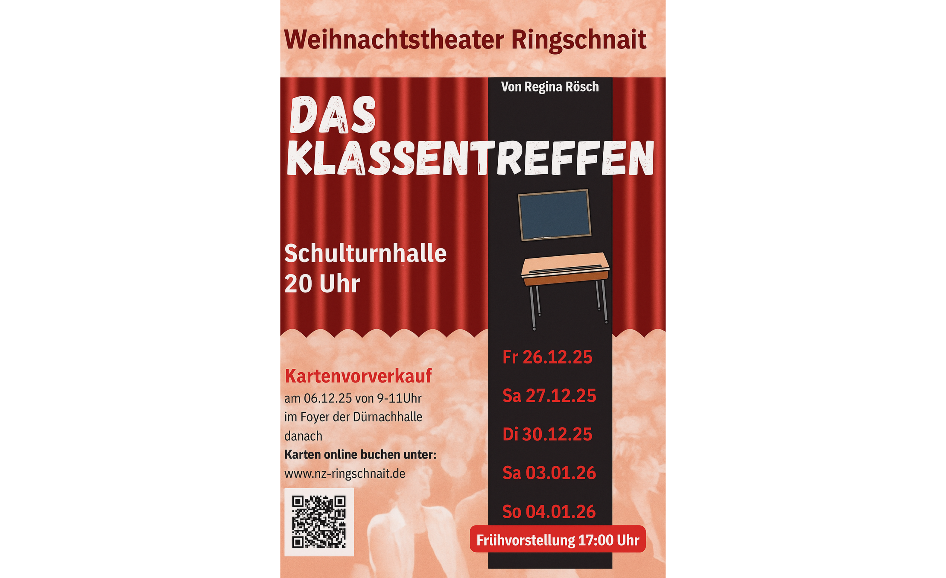 Weihnachtstheater Ringschnait - Das Klassentreffen Tickets