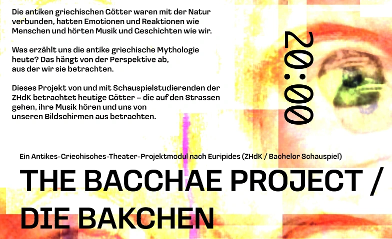 THE BACCHAE PROJECT / DIE BAKCHEN Tickets