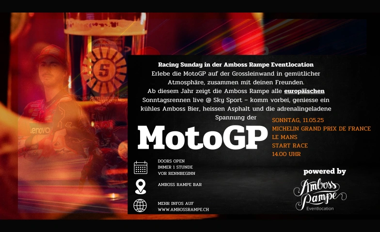 MotoGP Michelin Grand Prix de France, Le Mans Amboss Rampe, Zollstrasse 80, 8005 Zürich Tickets