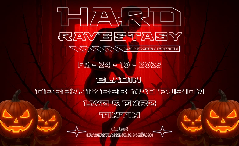 RAVESTASY HALLOWEEN CLUB04, Brauerstrasse 37, 8004 Zürich Billets
