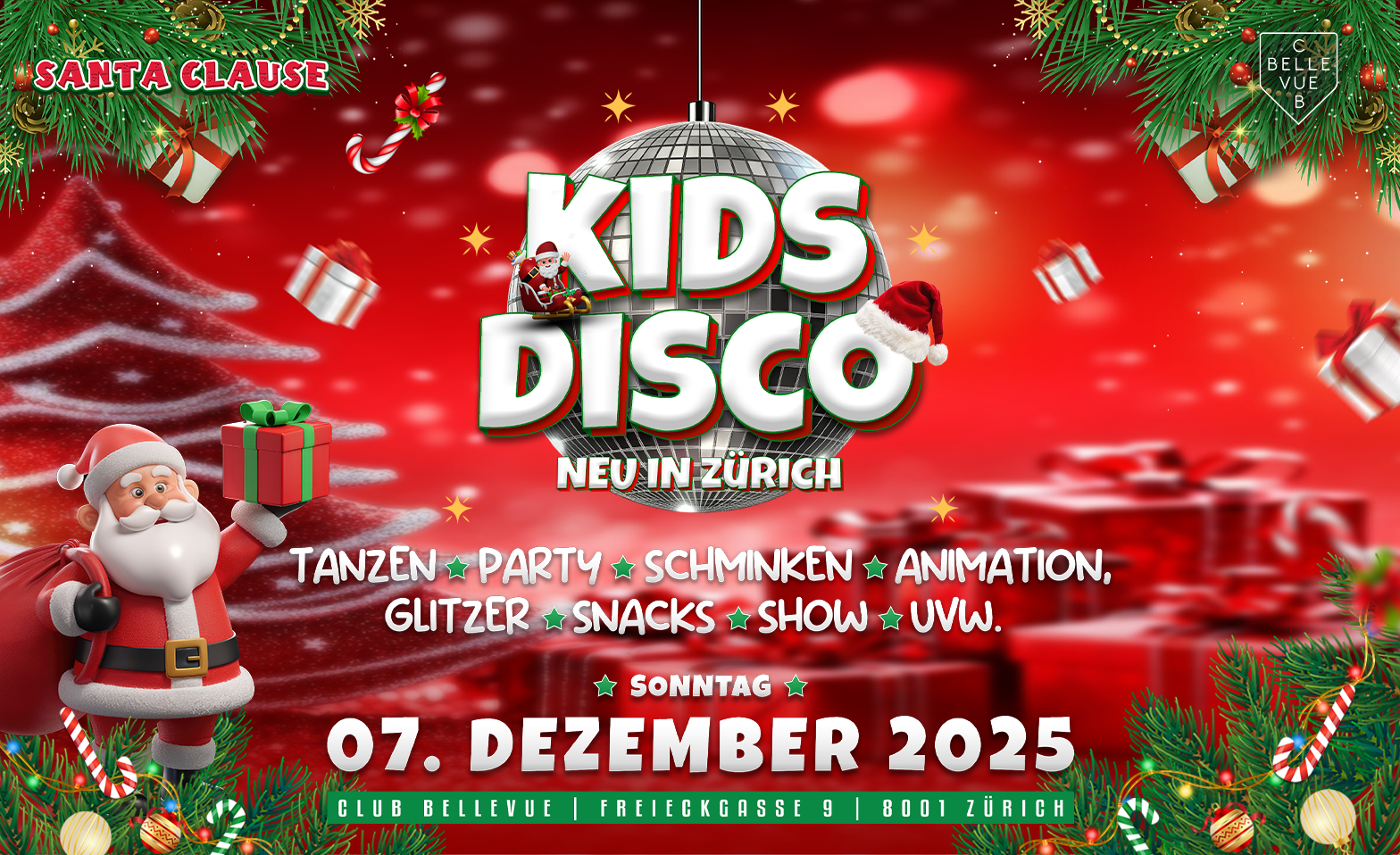 KIDS PARTY - @ CLUB BELLEVUE - Christmas Edition Tickets