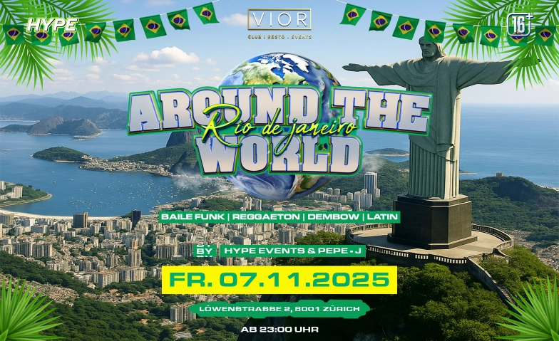 AROUND THE WORLD  VIOR, ZÜRICH VIOR, Löwenstrasse 2, 8001 Zürich Tickets