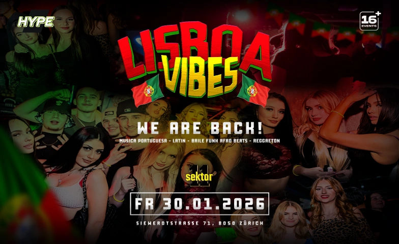 LISBOA VIBES  SEKTOR11, Z&Uuml;RICH Sektor 11 | Eventlocation, Siewerdtstrasse 71, 8050 Z&uuml;rich Billets