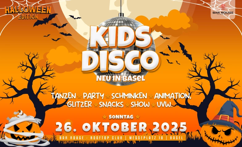 Kids Party Basel - AUSVERKAUFT Bar Rouge - Rooftop Bar & Club, Messeplatz 10, 4058 Basel Tickets