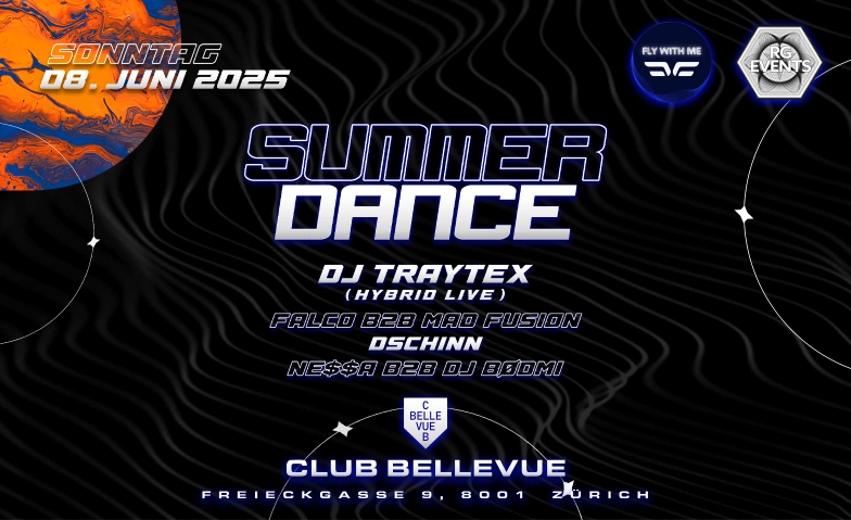 SUMMER DANCE AT CLUB BELLEVUE Club Bellevue, Freieckgasse 9, 8001 Zürich Tickets