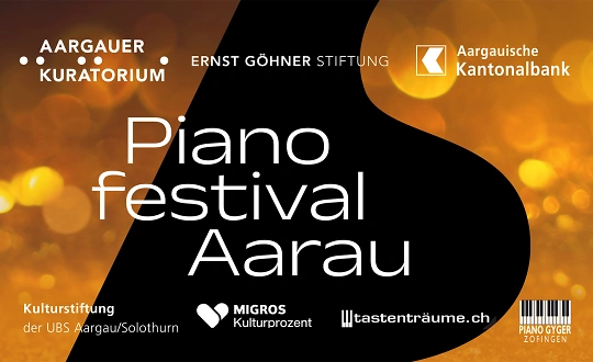 Sponsoring logo of 9. Pianofestival Aarau 2026 «Magische Momente»: Konzert 8 event