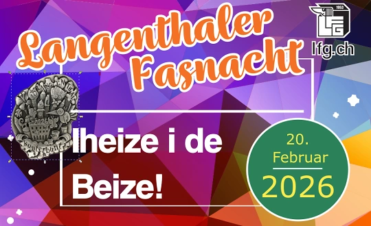 Sponsoring-Logo von LFG "Iheize i de Beize" 2026 im Plaisir 49 Langenthal Event