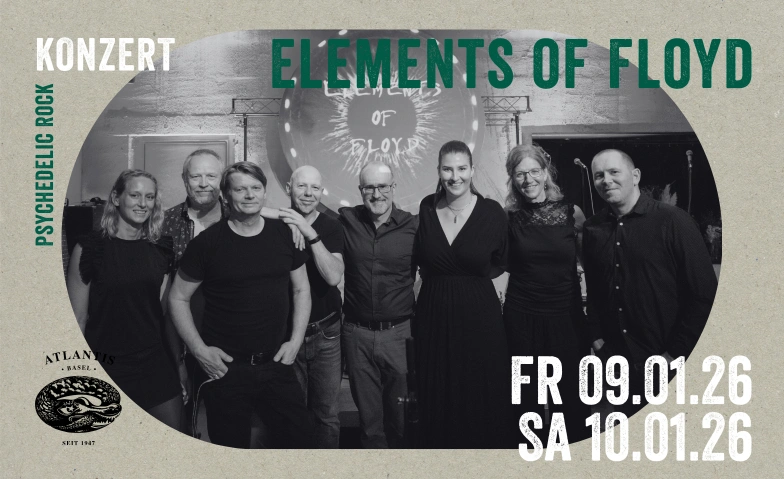 Elements of Floyd Atlantis, Klosterberg 13, 4010 Basel Tickets