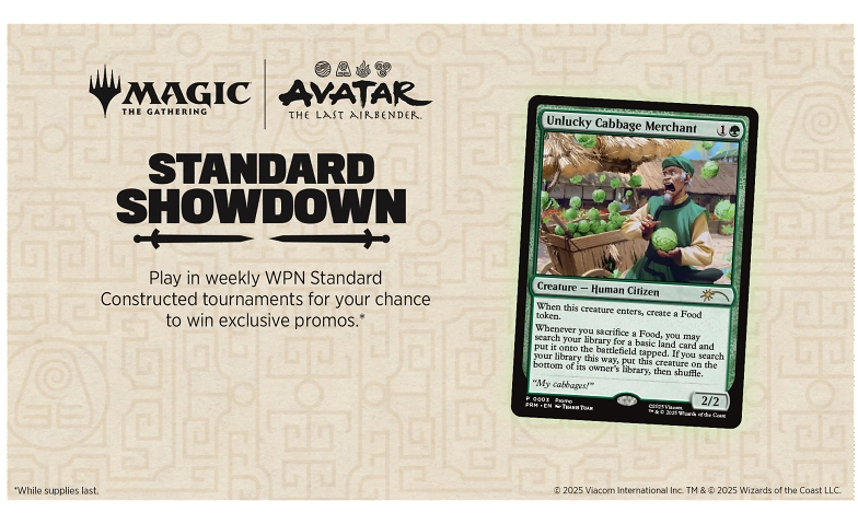 Magic TCG: Standard Showdown - Avatar: Herr der Elemente Tickets