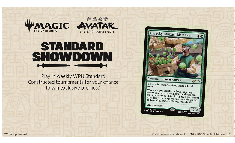 Magic TCG: Standard Showdown - Avatar: Herr der Elemente Tickets