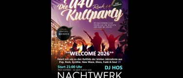 Event-Image for '&Uuml;40 PARTY M&Uuml;NCHEN&raquo; Die Neujahrs-Kultparty im Nachtwerk Club'
