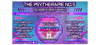 Veranstalter:in von THE PSYTHERAPIE VOL.5 (Schorlis bday bash)