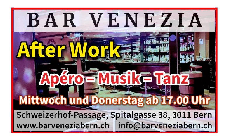 After Work &ndash; Ap&eacute;ro, Musik und Tanz Tickets