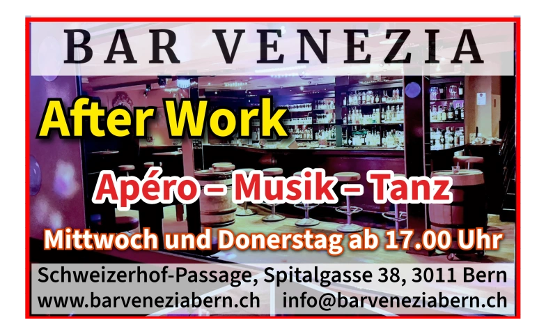 After Work &ndash; Ap&eacute;ro, Musik und Tanz Tickets