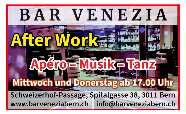 After Work &ndash; Ap&eacute;ro, Musik und Tanz Tickets