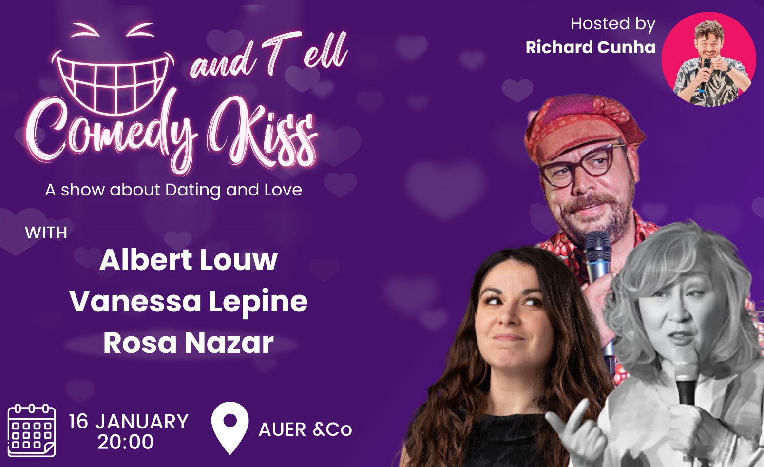 Comedy Kiss &amp; Tell Tickets