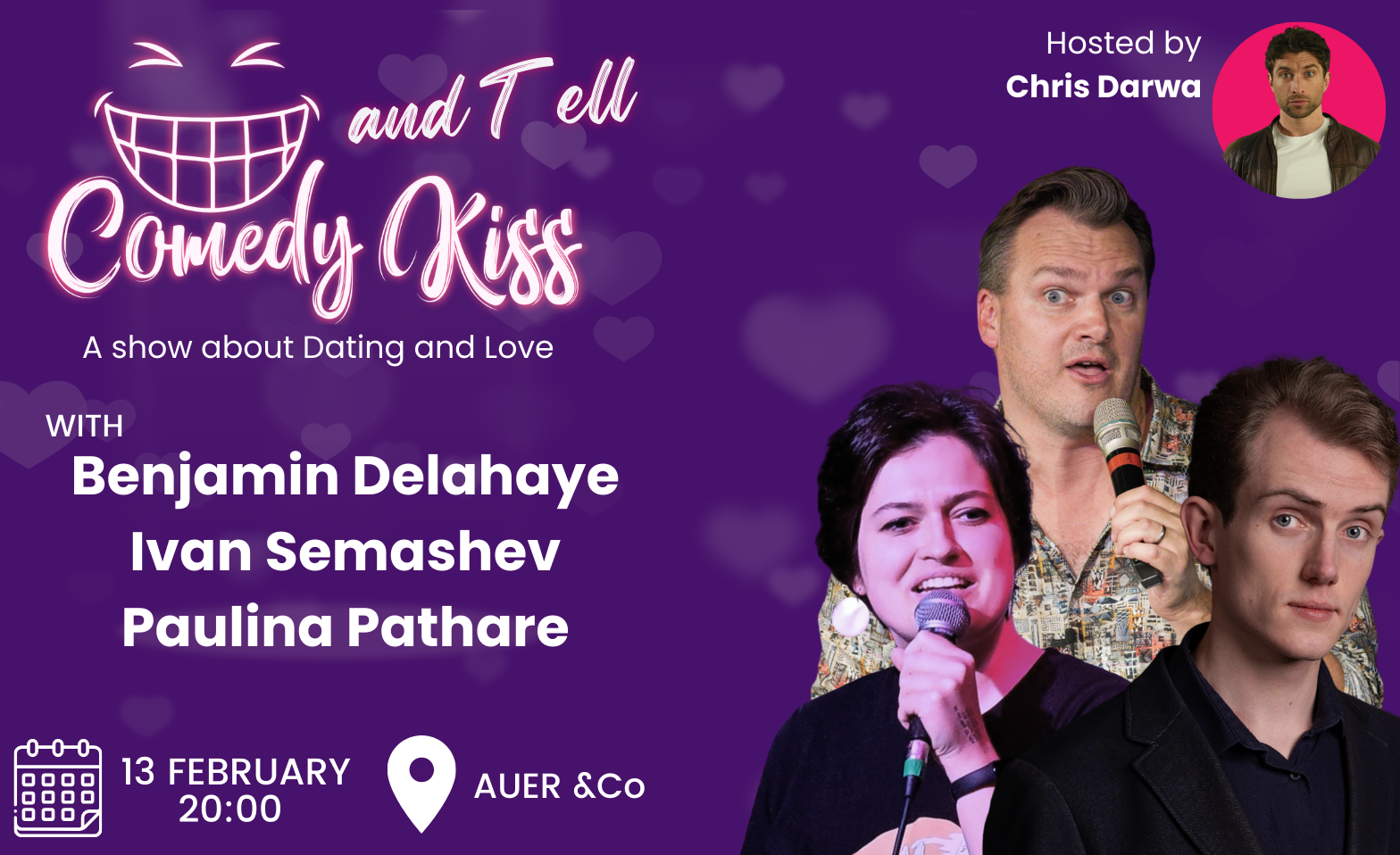 Comedy Kiss &amp; Tell Tickets