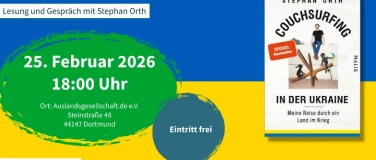 Event-Image for 'Lesung: Couchsurfing in der Ukraine mit Stephan Orth'
