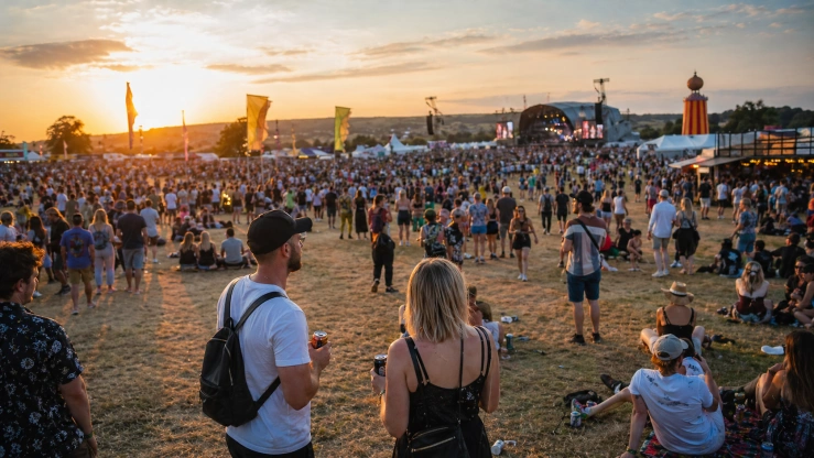 Volles Festivalgelände