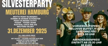 Event-Image for 'SILVESTER 2025 &ndash;Peaky Blinders Night in der Meuterei Hamburg'