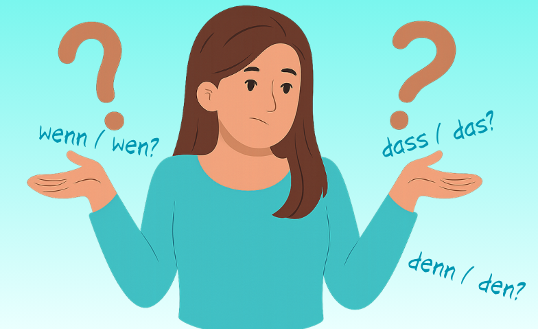 Online-Grammatikstunde: das/dass, wen/wenn, den/denn Tickets