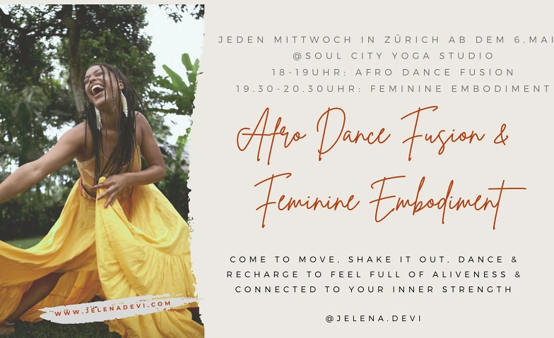 AFRO DANCE FUSION &amp; FEMININE EMBODIMENT JEDEN MITTWOCH Tickets