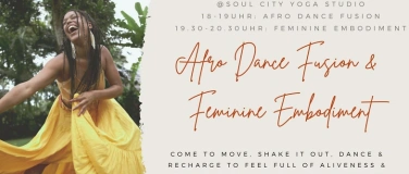 Event-Image for 'AFRO DANCE FUSION & FEMININE EMBODIMENT JEDEN MITTWOCH'