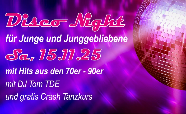 Disco Night / 80er Party inkl. Tanzkurs Billets