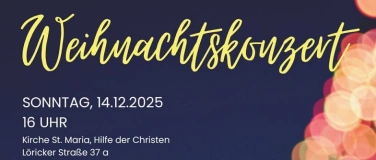 Event-Image for 'Weihnachtskonzert 2025 des KonzertChor Düsseldorf e. V.'