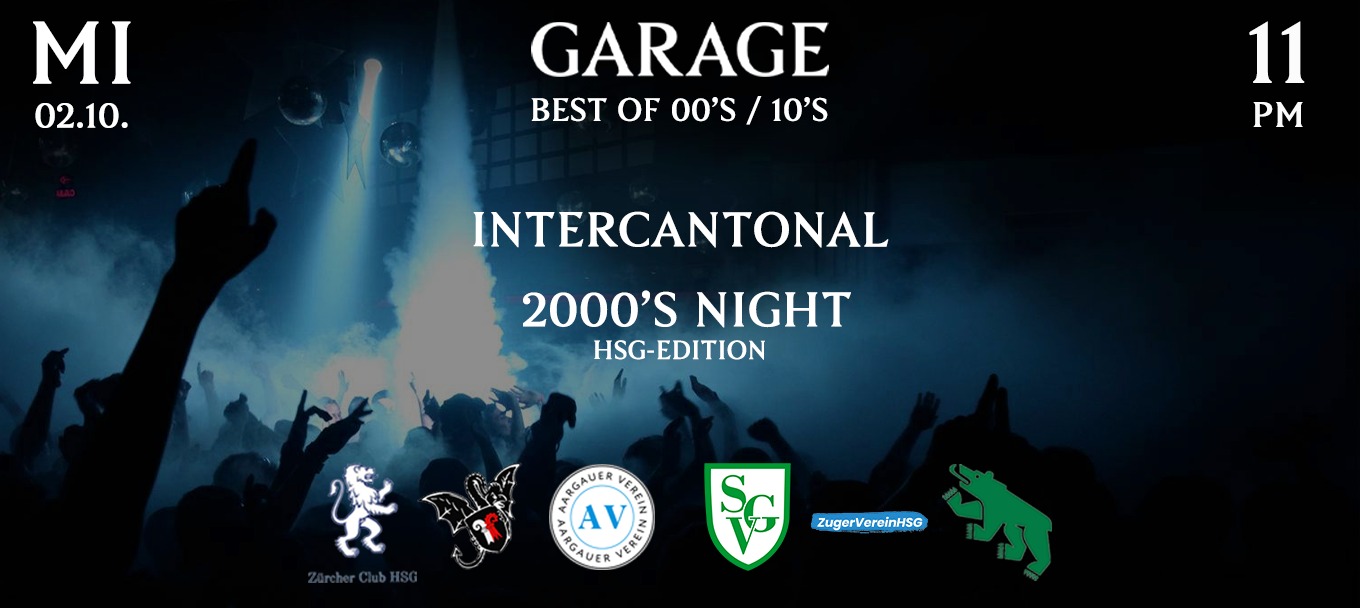 Event organiser of Intercantonal 2000's Night - HSG Edition