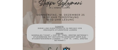 Event-Image for 'Lesung mit Shqipe Sylejmani'