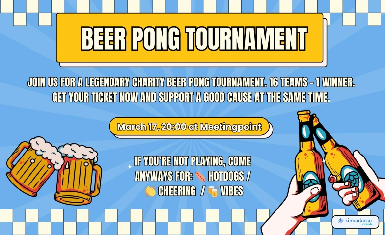 Beer Pong Tournament & Hotdog Night MeetingPoint, Blumenbergplatz 9, 9000 St. Gallen Tickets