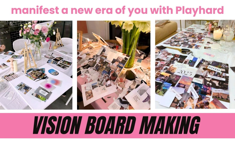 Playhard Manifest: Vision Board Making To be announced Tickets