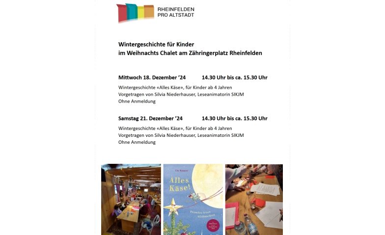 Wintergeschichte f&uuml;r Kinder ab 4 Jahren ${singleEventLocation} Tickets