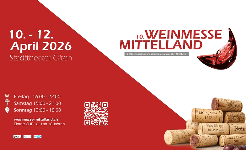 10. Weinmesse Mittelland Olten Tickets
