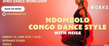 Event-Image for 'AFRO DANCE Workshop - Ndombolo Congo Style with Neige!'