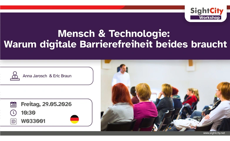 Digitale Barrierefreiheit: Mensch und Technologie Tickets