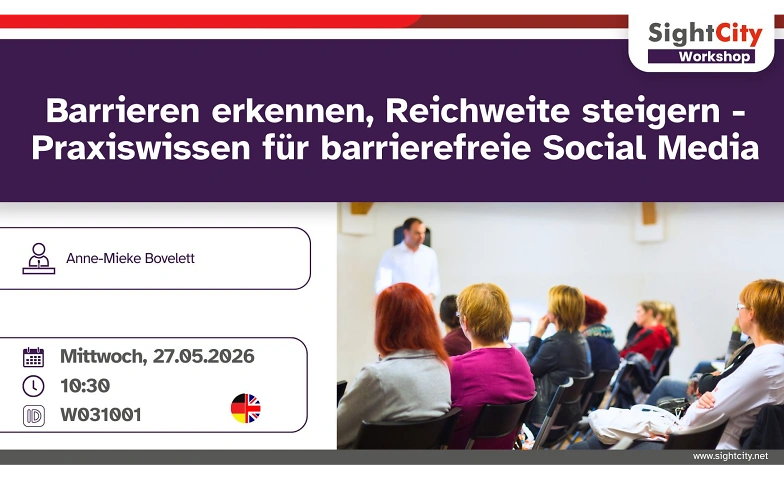 Barrierefreie Social Media: Praxis f&uuml;r mehr Reichweite Tickets
