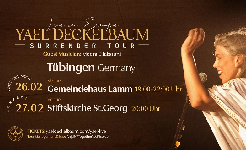 Yael Deckelbaum Surrender Tour ${singleEventLocation} Tickets